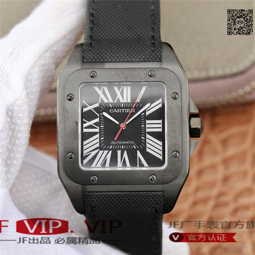 RB卡地亚山度士黑骑士，间玫瑰金，间钛圈，直径38mm 商品图1