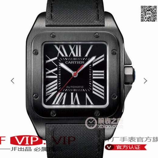 RB卡地亚山度士黑骑士，间玫瑰金，间钛圈，直径38mm 商品图0