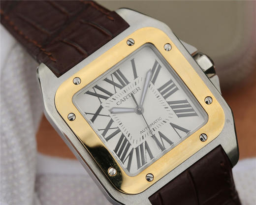 RB卡地亚山度士黑骑士，间玫瑰金，间钛圈，直径38mm 商品图2