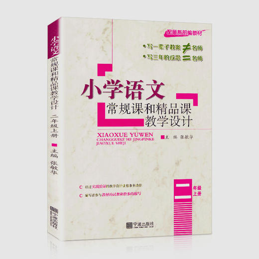 小学语文常规课和精品课教学设计二年级上册人教版RJ教师用书 商品图0