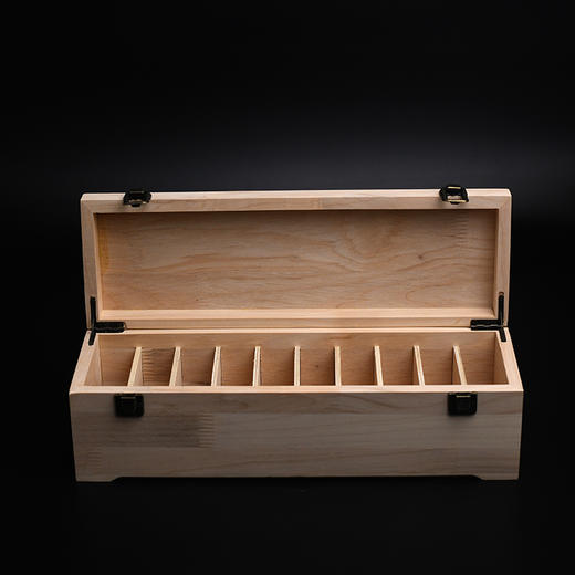 彩农10块方砖木盒（不含茶） 商品图1