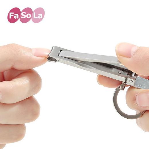 Fasola指甲刀修甲钳日本工艺剪指甲刀指甲剪不锈钢指甲钳锉大号 商品图3