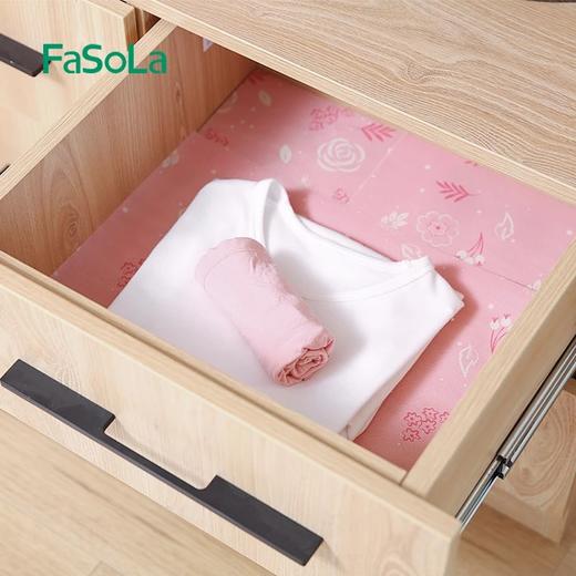 FaSoLa抽屉垫橱柜垫纸防潮垫衣柜垫鞋柜防尘防油污防水防潮贴纸厨房垫餐桌垫 商品图1