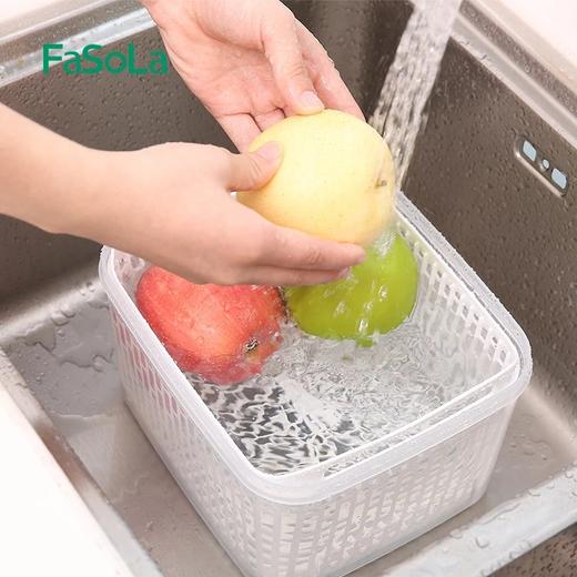 多功能沥水保鲜盒 商品图2