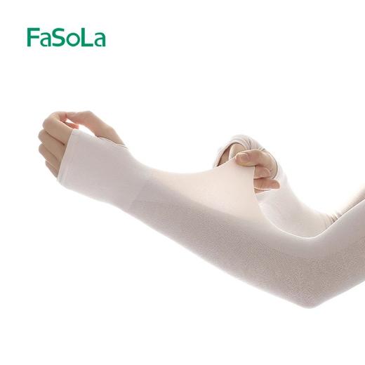 FaSoLa 防晒手袖 护臂女冰丝防紫外线防蚊宽松男夏季冰爽大码袖套 商品图3
