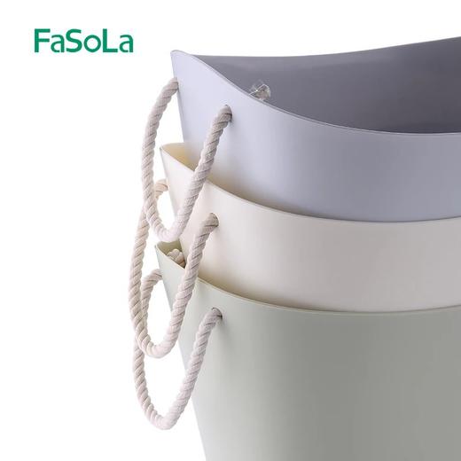 FaSoLa多功能大号塑料收纳桶 儿童洗澡桶衣物收纳篮收纳筐脏衣桶 商品图3