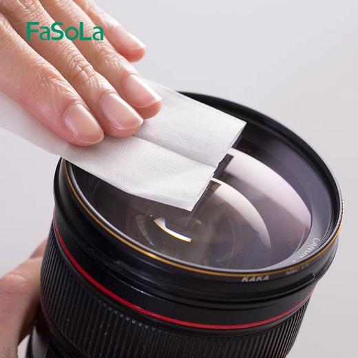 FaSoLa擦眼镜布纸湿巾一次性防雾相机镜头纸可擦拭手机屏幕清洁布 商品图3
