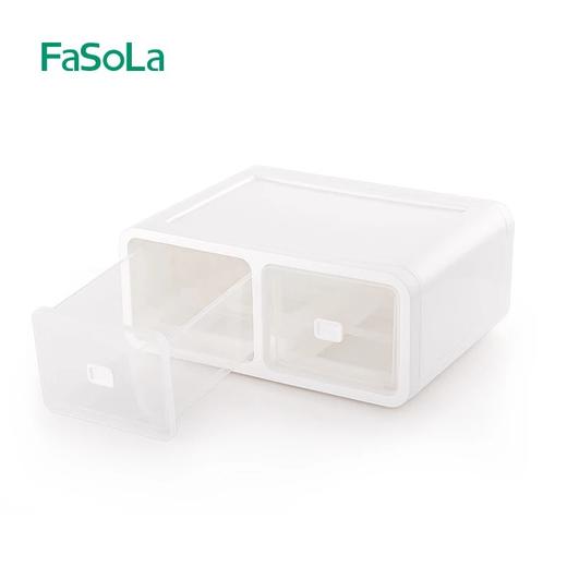 FaSoLa抽屉式收纳柜多格透明储物箱文胸内裤袜子收纳箱整理箱储物 商品图4