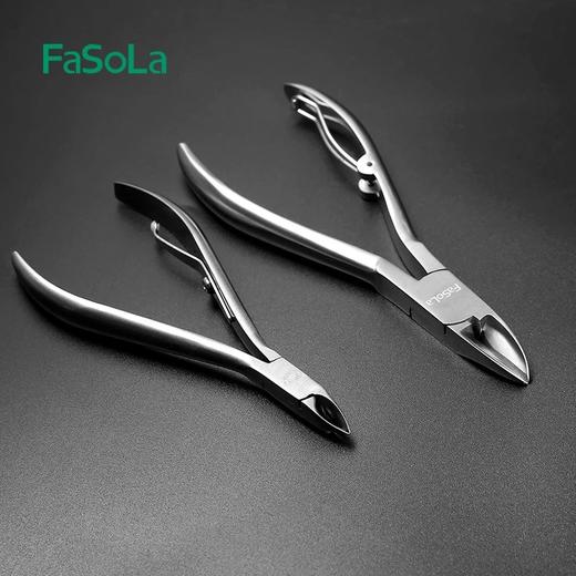 FaSoLa 指甲刀指甲剪单个装家用成人修厚脚趾甲沟专用死皮钳 商品图3