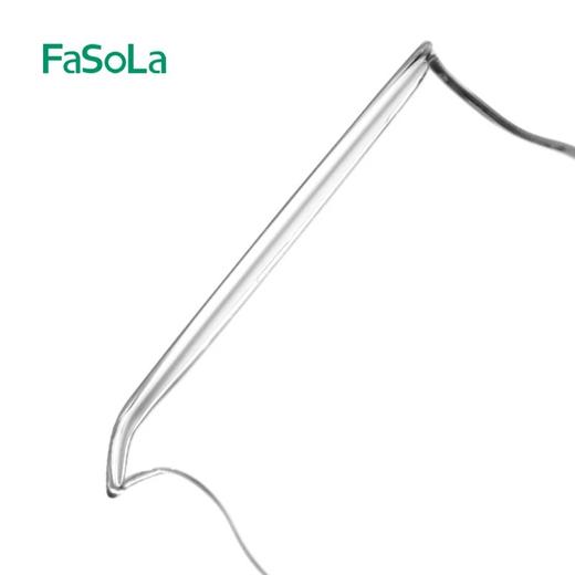 FaSoLa 冷水壶凉水壶玻璃家用耐热大容量透明简约装白水壶 商品图4