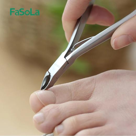 FaSoLa 指甲刀指甲剪单个装家用成人修厚脚趾甲沟专用死皮钳 商品图2