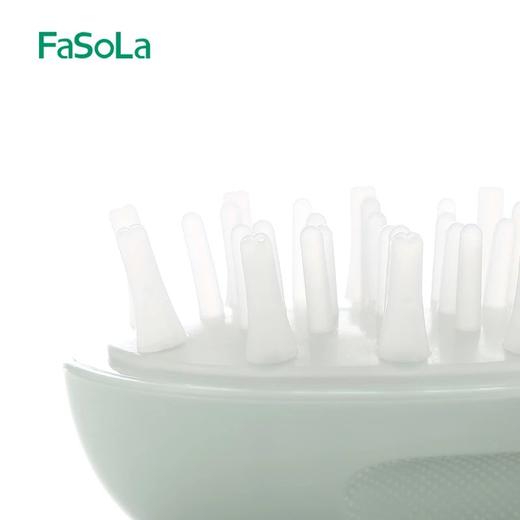 FaSoLa 洗头刷儿童洗头刷子按摩头皮头部洗发梳抓头止痒圆形软 商品图2