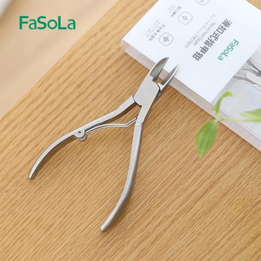 FaSoLa 指甲刀指甲剪单个装家用成人修厚脚趾甲沟专用死皮钳 商品图4