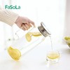 FaSoLa 冷水壶凉水壶玻璃家用耐热大容量透明简约装白水壶 商品缩略图0