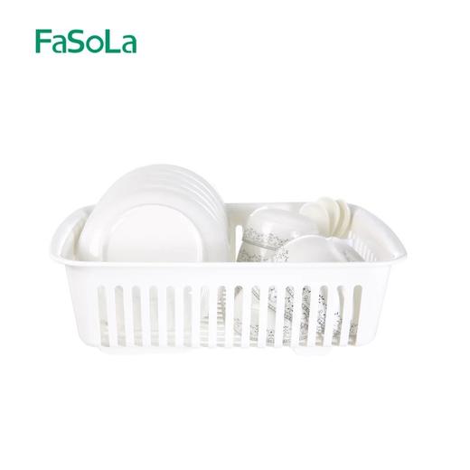 Fasola厨房塑料沥水碗架带盖碗筷餐具置物架收纳盒放碗碟滴水碗盘 商品图4