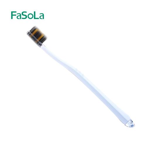 FaSoLa细齿洁弹力护龈牙刷 软毛细毛牙刷护齿成人带孔透气牙刷 商品图4