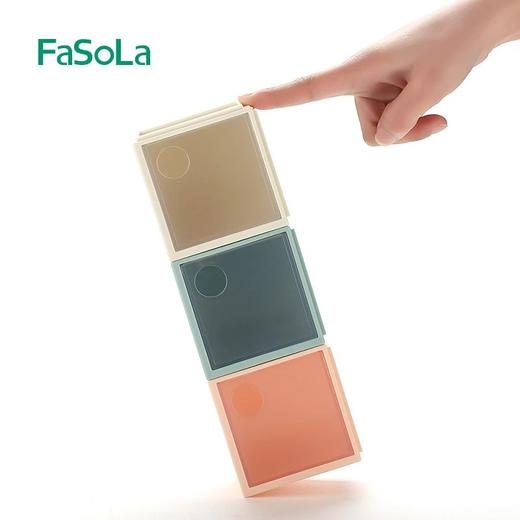 FaSoLa抽屉收纳盒桌面化妆品首饰杂物整理盒自由组合随心拼储物盒 商品图3