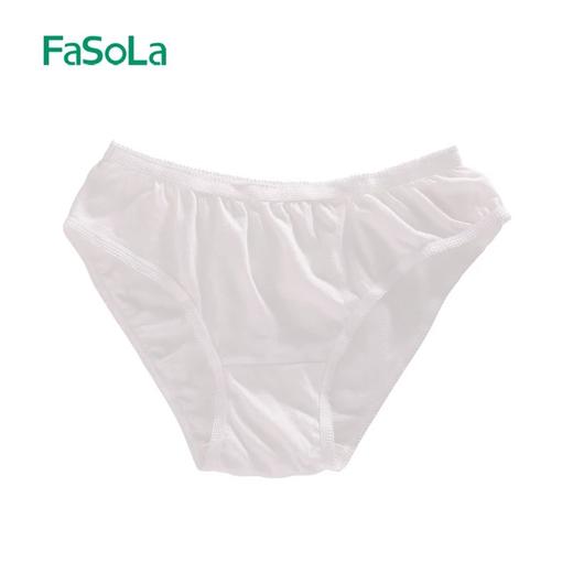 FaSoLa一次性内裤女5条装旅行纯棉产后产妇月子免洗内裤旅游短裤 商品图4