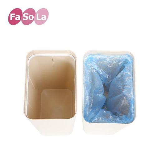 Fa So La家用创意弹盖式垃圾桶 厨房卫生间塑料大号有盖垃圾桶 商品图2