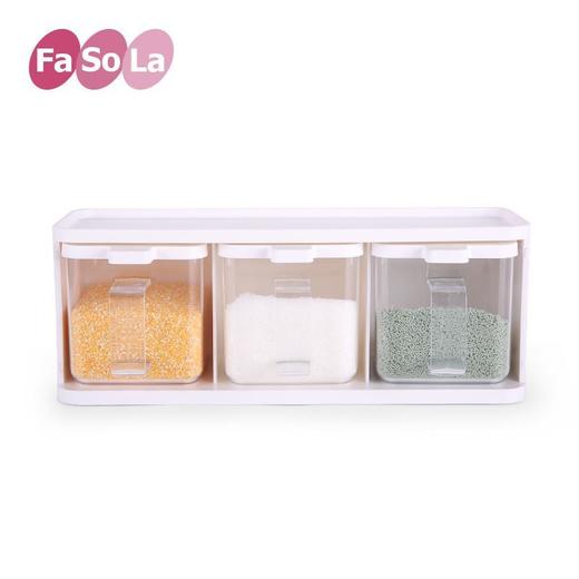 Fasola调料瓶调味盒套装立式 厨房盐罐糖罐 调料罐调味罐 调料盒 商品图2
