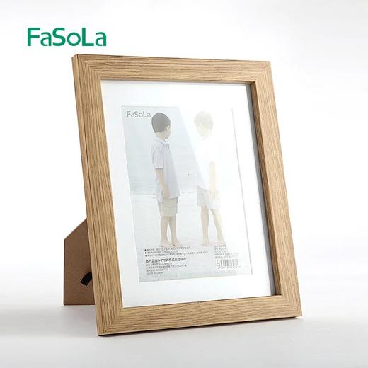 FaSoLa摆台墙挂相框组合日式儿童相片架画框木纹相片框复古影楼相架文艺像框 商品图3