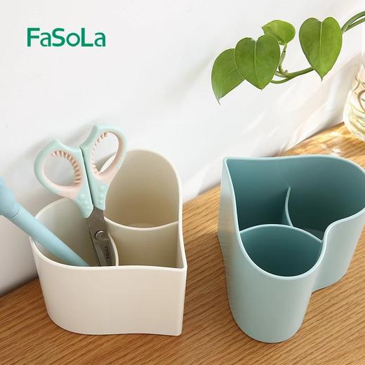 FaSoLa笔筒创意女收纳盒桌面少女心可爱大容量多功能盒 商品图3