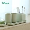 FaSoLa卫浴五件套简约洗漱浴室用品套装洗漱漱口杯牙刷架皂盒 商品缩略图3