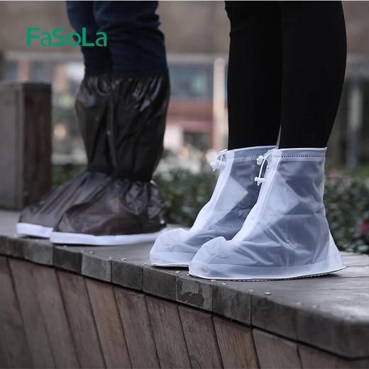 Fasola防雨鞋套男雨鞋套女防滑加厚耐磨防水鞋套雨天旅游防雪靴套 商品图1