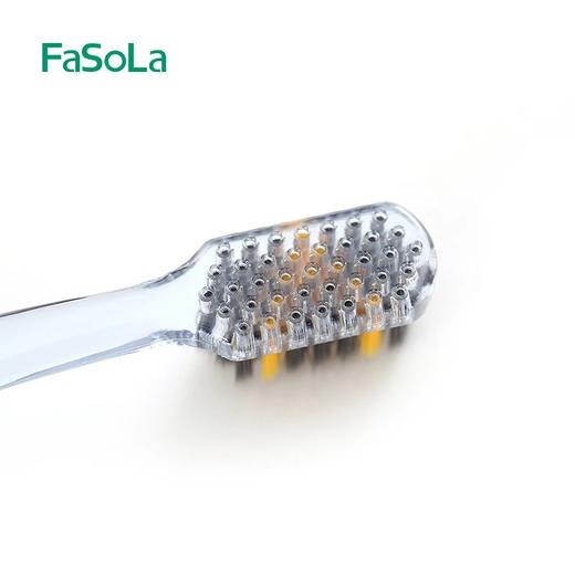 FaSoLa细齿洁弹力护龈牙刷 软毛细毛牙刷护齿成人带孔透气牙刷 商品图2