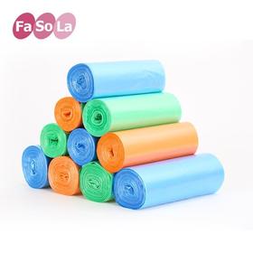 Fa So La垃圾袋加厚 大号手提式家用一次性中号塑料袋批发背心式