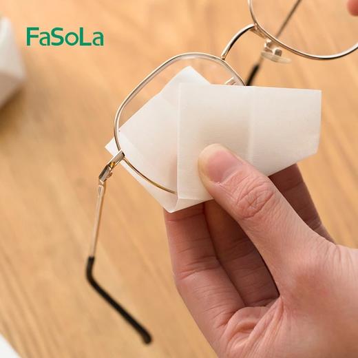 FaSoLa擦眼镜布纸湿巾一次性防雾相机镜头纸可擦拭手机屏幕清洁布 商品图0