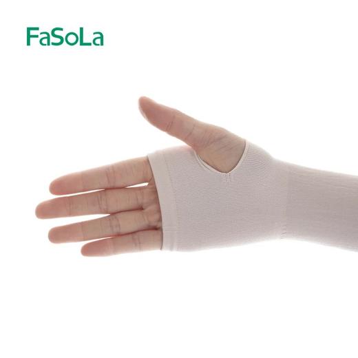 FaSoLa 防晒手袖 护臂女冰丝防紫外线防蚊宽松男夏季冰爽大码袖套 商品图4