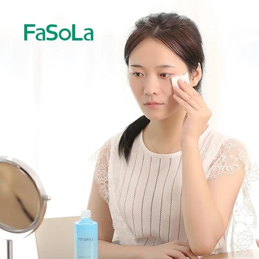 FaSoLa化妆棉 脸部盒装一次性补水超薄纯棉清洁美妆工具 卸妆棉 商品图2