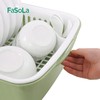 Fasola厨房塑料沥水碗架带盖碗筷餐具置物架收纳盒放碗碟滴水碗盘 商品缩略图2
