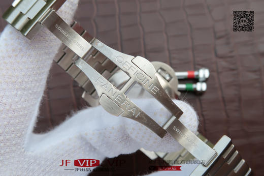 ZF沛纳海v5版pam328自动p9000机械机芯全精钢表带透底跑秒男表，改进了字面成色，钢带拉丝更加细腻。乱真 商品图9