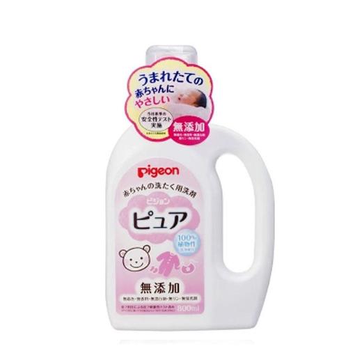 【一般贸易中文标 】日本贝亲Pigeon婴儿宝宝无添加温和洗衣液 800ml 商品图0