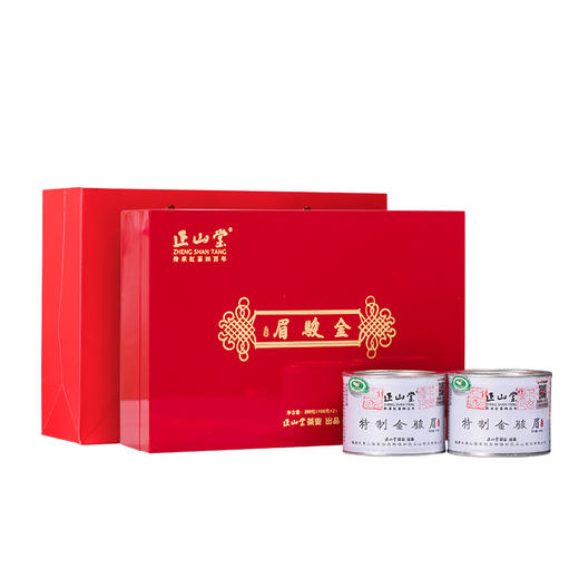 正山堂 金骏眉 红茶 红木礼盒200g 商品图0