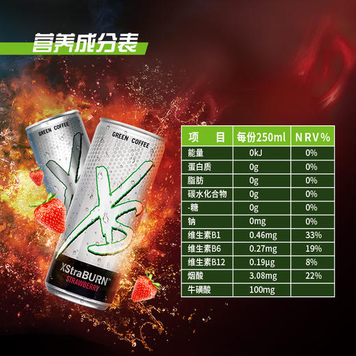XS加燃营养饮料/250mlx6罐/两种口味/ 商品图4