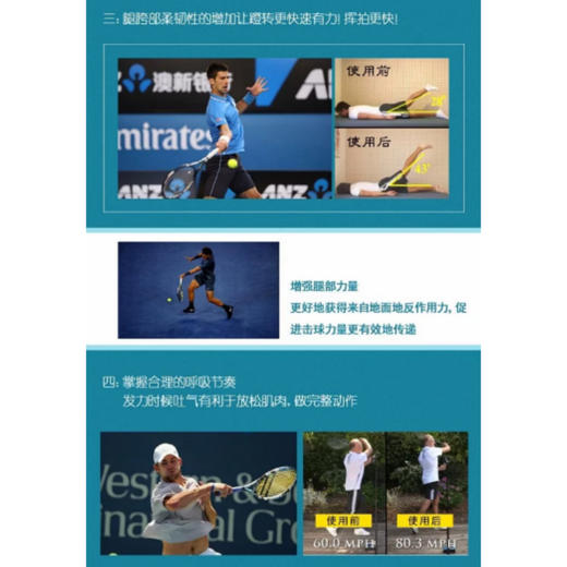 新款网球综合蹬地转胯练习器 商品图3