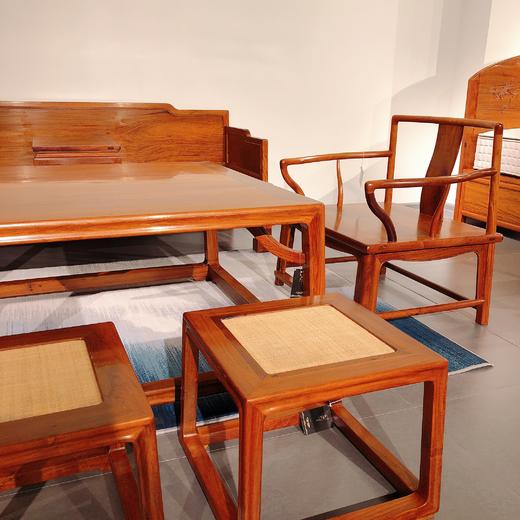 红桥红  家具严选  缅甸花梨(大果紫檀）  【罗汉床混搭沙发六件套】 商品图7