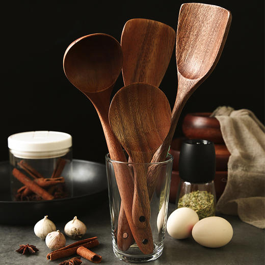 泰国LC LIVING 相思木炒菜铲木铲 家用不粘锅专用木饭勺电饭煲锅铲厨房 商品图1