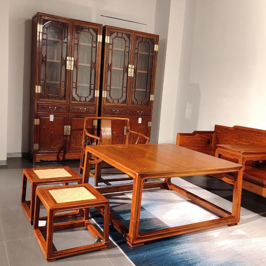 红桥红  家具严选  缅甸花梨(大果紫檀）  【罗汉床混搭沙发六件套】 商品图4