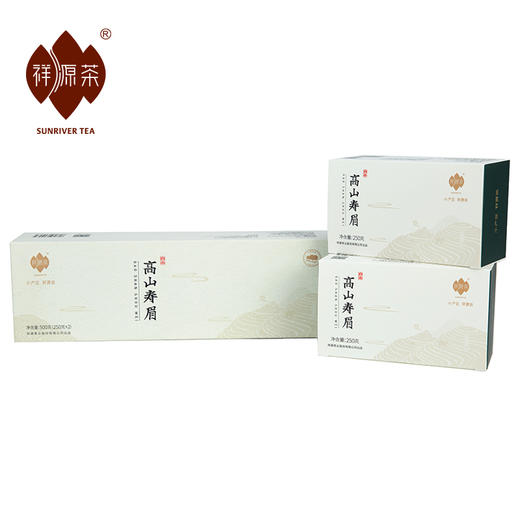 祥源茶 微压高山寿眉 白茶 礼盒装500g 商品图1