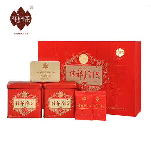 祥源茶 传祁1915 祁门红茶 礼盒装188g 商品图1