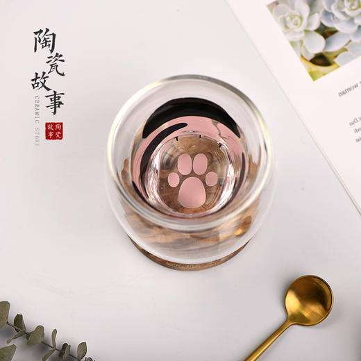 茶道配件-杯垫-实木猫爪杯垫 商品图3