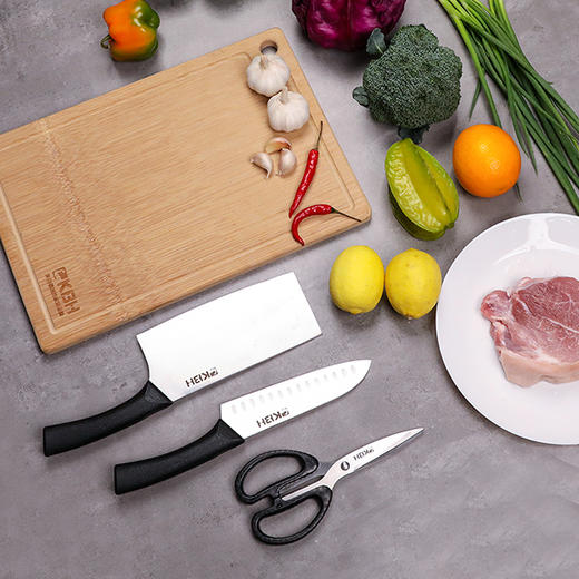 康巴赫多功能创意菜刀切片刀砍骨刀具免磨不锈钢菜刀厨房刀具组合 商品图1