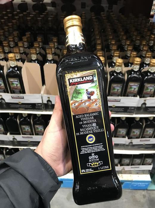 Kirkland意大利摩德纳巴萨米克黑醋（Aged balsamic vinegar）1升/瓶 温哥华直邮 商品图0