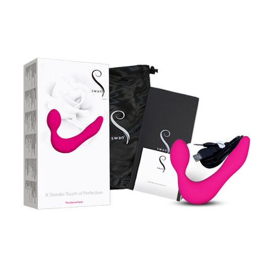 加拿大SWAN Eternal永恒天鹅  女用les拉拉双人共享振动震动棒 商品图4