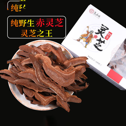 靠山庄长白山紫灵芝250克 商品图1