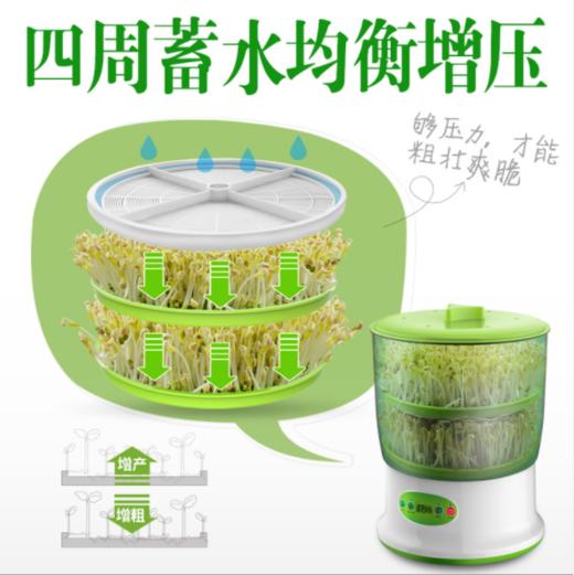 豆芽机家用全自动大容量发豆牙机生黄豆绿豆芽盆芽罐 商品图5